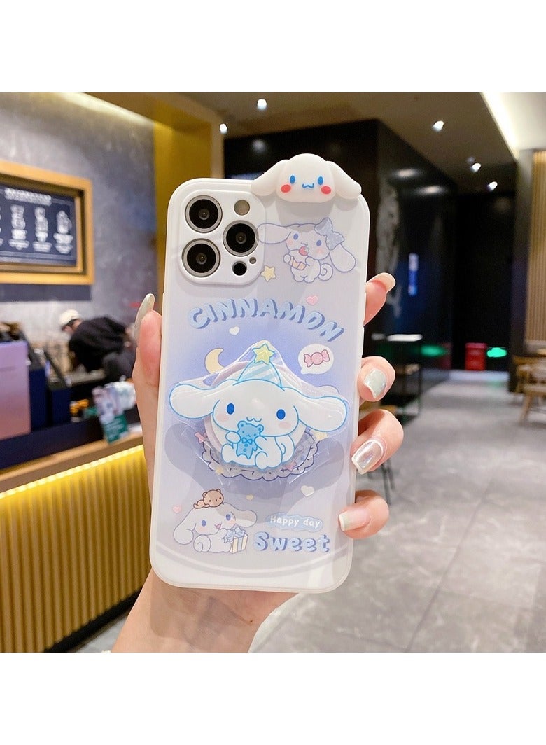 عام غطاء هاتف iPhone 15 Pro Max المتوافق حالة كاواي لطيفة حالة هاتف كرتونية لطيفة TPU حالة ناعمة مع حامل قبضة للنساء والفتيات” - Image 5