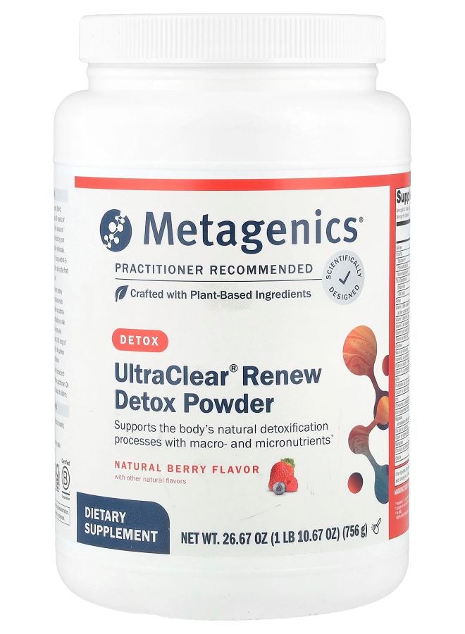 Metagenics UltraClear® Renew Detox Powder Natural Berry 26.67 oz (756 g)