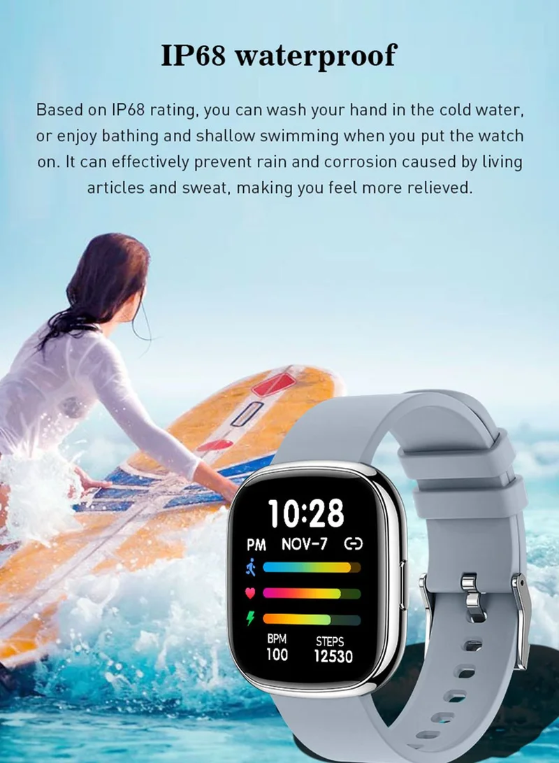 Ginger Smart Watch With Multiple Health & Fitness Features