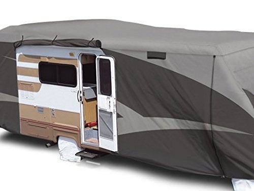 ADCO 52843 Designer Series SFS Aqua Shed Class C RV Cover - 23'1" - 26', Gray - Image 4