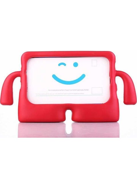 Apple iPad Pro 10.5 Inch Stand Silicone Case (Colorful Stylish Design) Red + Nano Screen Protector Red