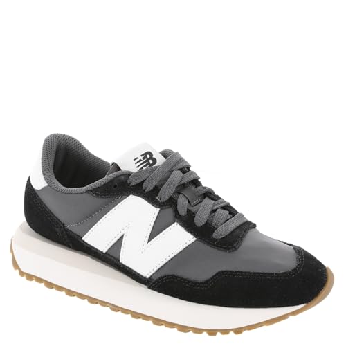 New Balance Women's 237 V1 Classic Sneaker, Black/Magnet/Sea Salt, 6.5 - Image 3
