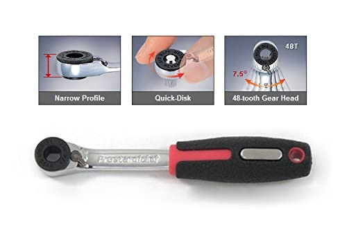Prestacycle Prestaratchet - Pro Tool  1/4 Hex Bit Ratcheting Wrench  Small & Portable Tool Kit For Bicycles (Pro - Tool Only) - Image 4