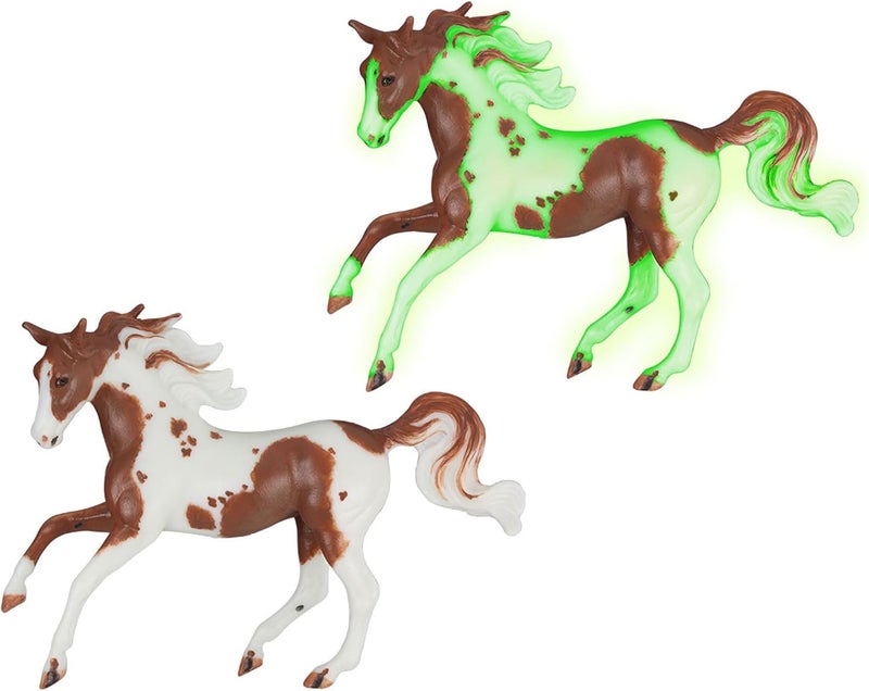 Breyer مجموعة خيول بريير ستابل ميتس باينت تتألق في الظلام 5 قطع مقياس 132 نموذج BCR10375 - Image 1