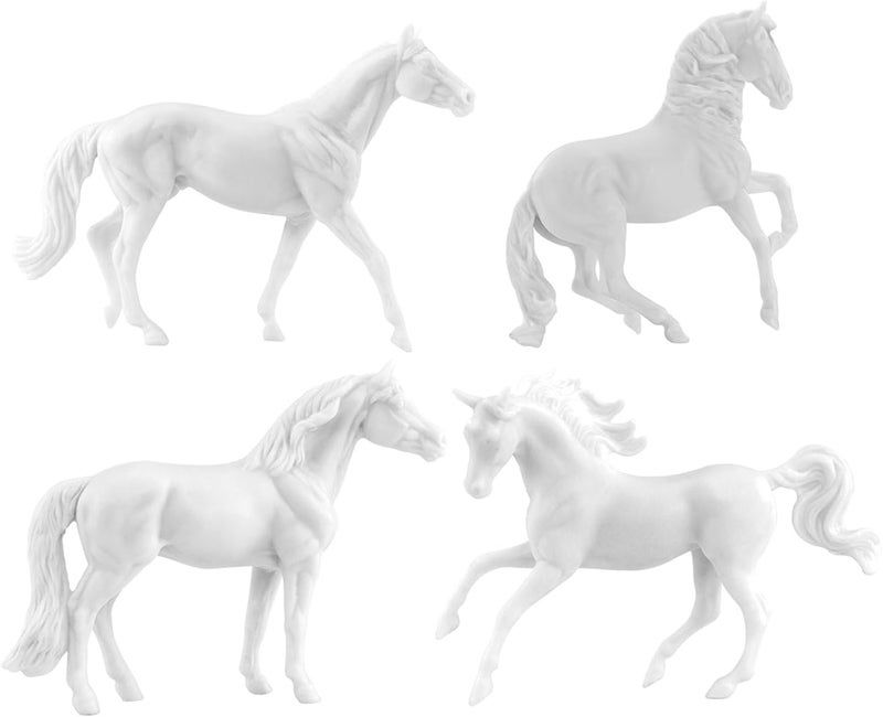 Breyer مجموعة خيول بريير ستابل ميتس باينت تتألق في الظلام 5 قطع مقياس 132 نموذج BCR10375 - Image 4