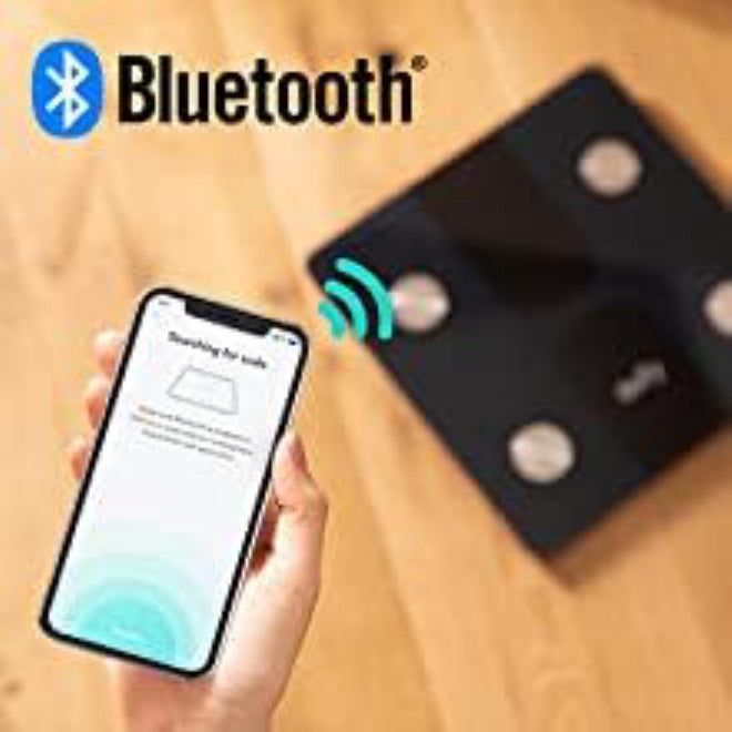 UP 100 Smart Scale with Bluetooth Body Fat Scale Bathroom Digital Wireless 12 Scale Weight Fat BMI Fitness Composition Analysis Black White LB KG - Image 2