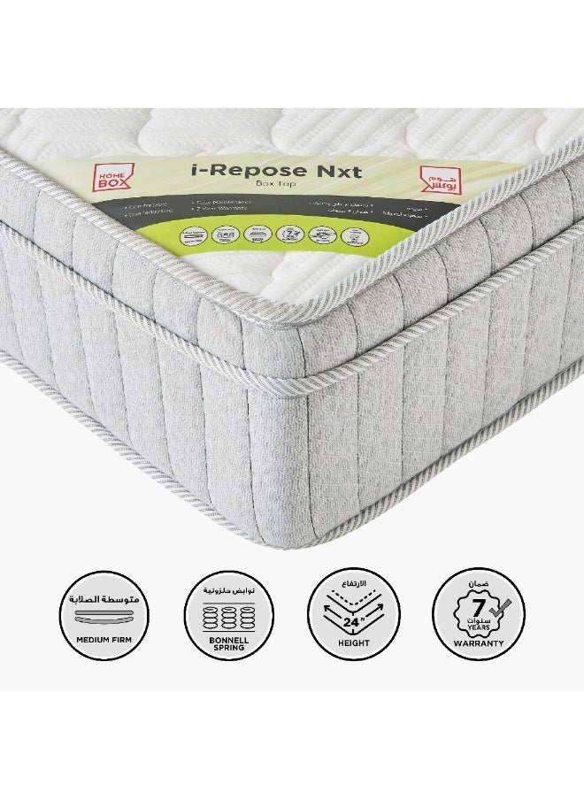 Home Box iRepose Nxt Box Top Single Bonnell Spring Mattress 190 x 24 x 90 cm  - Image 1