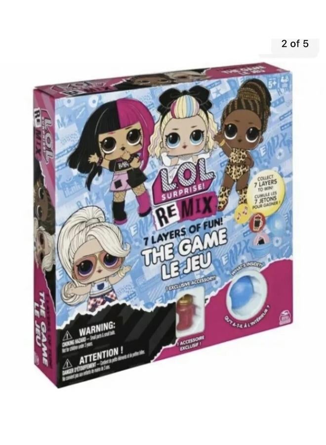 Spin Master LOL Surprise ReMix 7 Layers of Fun Board Game & Puzzle - Image 1