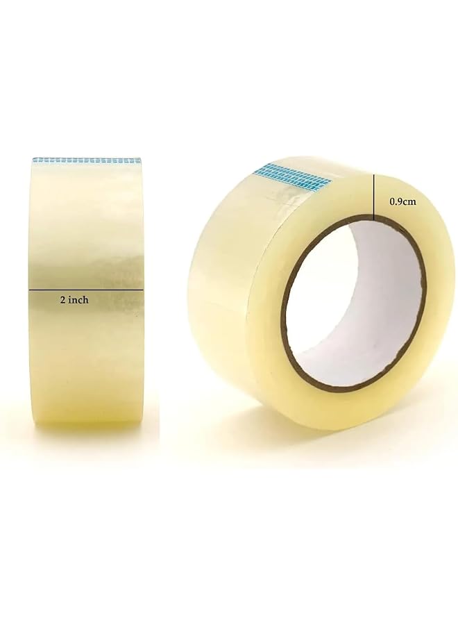 erorex Clear Packaging Tape 2 Inch X 100 Yards Heavy Duty Strong Packing Tape For Sealing Parcel Boxes Moving Boxes Houses Large Mailing Bags Office Supplies 1 Rolls  - Image 2