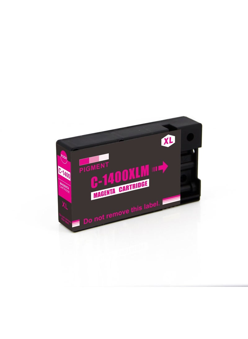 NexNova Ink Cartridge Pgi C-1400XL for Canon Pgi C-1400XL Set High Yield 4 Pack Black Cyan Magenta Yellow for Maxify Mb2140 Mb2340 Mb2740 Mb2040 - Image 3