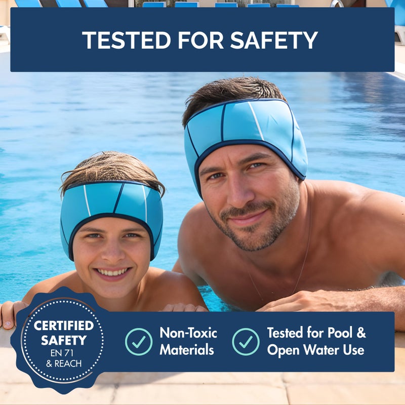 Limmys Swimming Headband for Kids & Adults â€“ Doctor-Inspired Ear Protection, Reinforced Elastic Neoprene Band, Latex-Free Child-Safe Materials, Non-Slip Comfort, Holds Earplugs Securely - Image 5