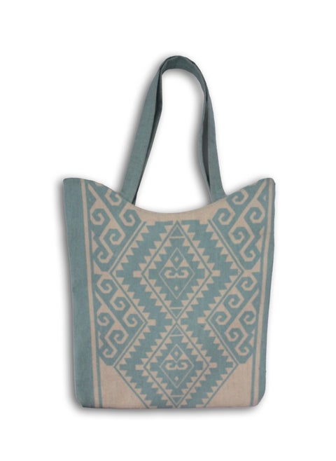 casual printed linen tote bag w230006c