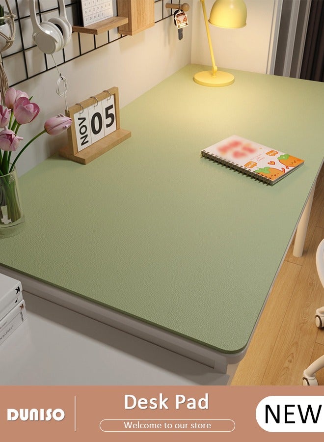DUNISO Leather Desk Pad Protector, Office Desk Mat, Waterproof Writing Desk Pad for Eye Protection, Anti-Slip Large Mouse Pad for Office and Home, Applicable Game,Office,Learning - Image 1