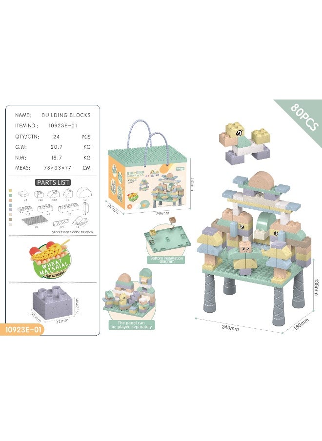 XiuWoo DIY Large Part Straw Building Blocks - Elegant Color Parent-Child Assembly Educational Toy  - Image 1
