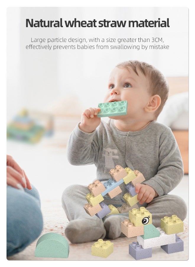 XiuWoo DIY Large Part Straw Building Blocks - Elegant Color Parent-Child Assembly Educational Toy  - Image 3