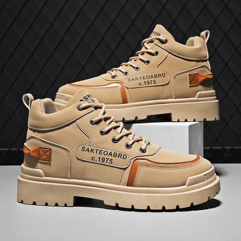 Cross-Border Labor Protection Shoes for Men, Anti-Puncture Safety Shoes, Chinese Fashionable Oil-Proof, Wear-Resistant, Protective Work Shoes Wholesale - Image 2