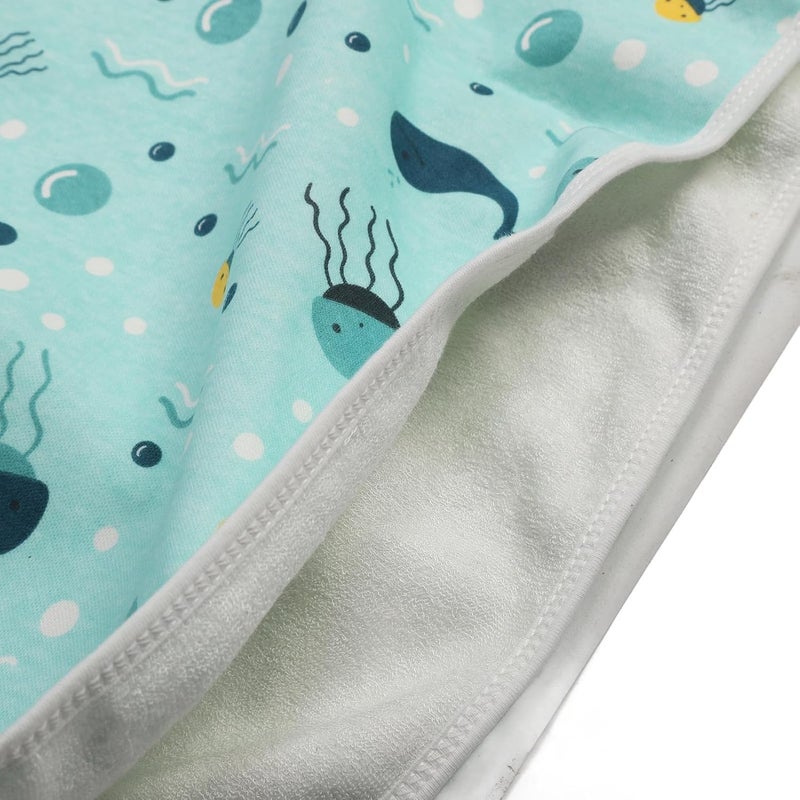 كلاراكو تنورة حفاضات للكبار، وسادة قماش قطنية قابلة للغسل ومقاومة للتسرب لكبار السن، مع خصر مرن، مرتبة سلس البول للنوم الليلي واستخدام الحيض (كبير) - Image 5