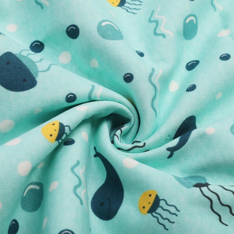 كلاراكو تنورة حفاضات للكبار، وسادة قماش قطنية قابلة للغسل ومقاومة للتسرب لكبار السن، مع خصر مرن، مرتبة سلس البول للنوم الليلي واستخدام الحيض (كبير) - Image 4