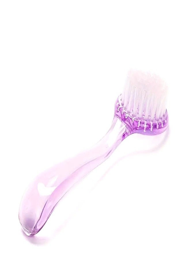 MESKIN Manicure Nail Brushes - Gentle Nail Scrubbing and Cleaning with Long Handle and Protective Cover - Ideal for Hands, Fingernails, and Toenails - Multicolor-Pack of 1 - Image 1