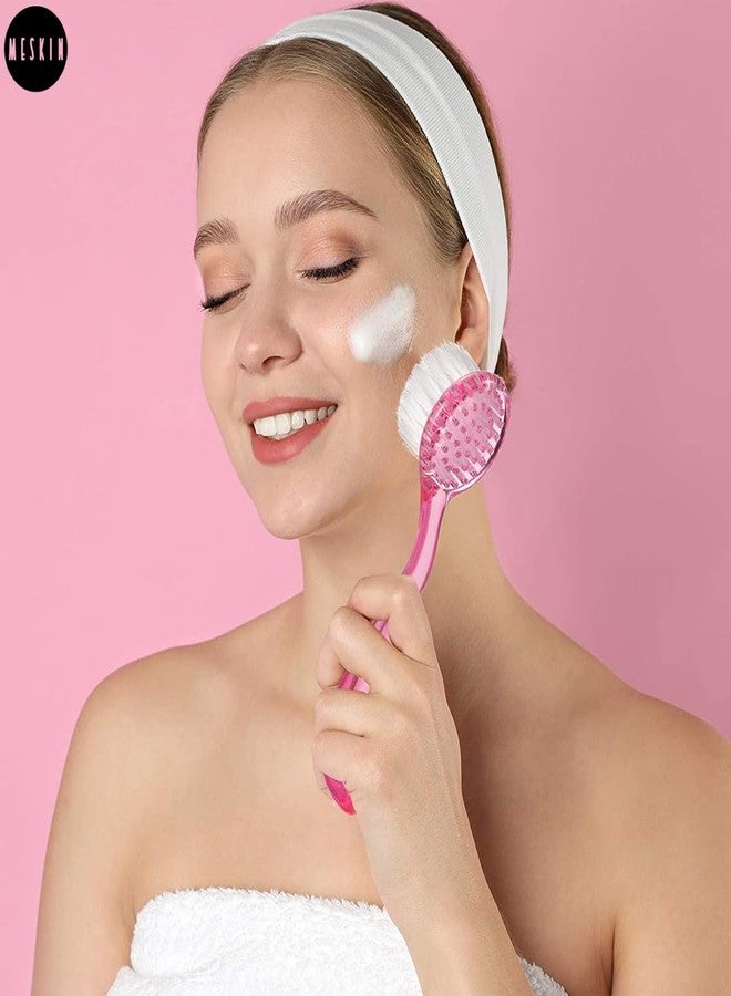 MESKIN Manicure Nail Brushes - Gentle Nail Scrubbing and Cleaning with Long Handle and Protective Cover - Ideal for Hands, Fingernails, and Toenails - Multicolor-Pack of 1 - Image 5