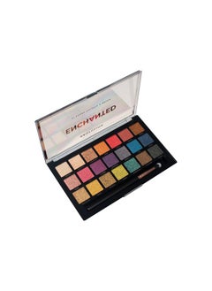 Profusion Cosmetics Enchanted 21 Shade Eyeshadow Palette And Brush  - Image 2