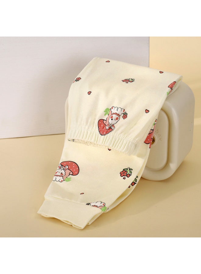 Children's Autumn Pants, Pure Cotton,  Style, Baby Long Pants, Boys' Warm Sleep Pants, Girls' Single Pants, Children's Clothing, Kids' Pants
