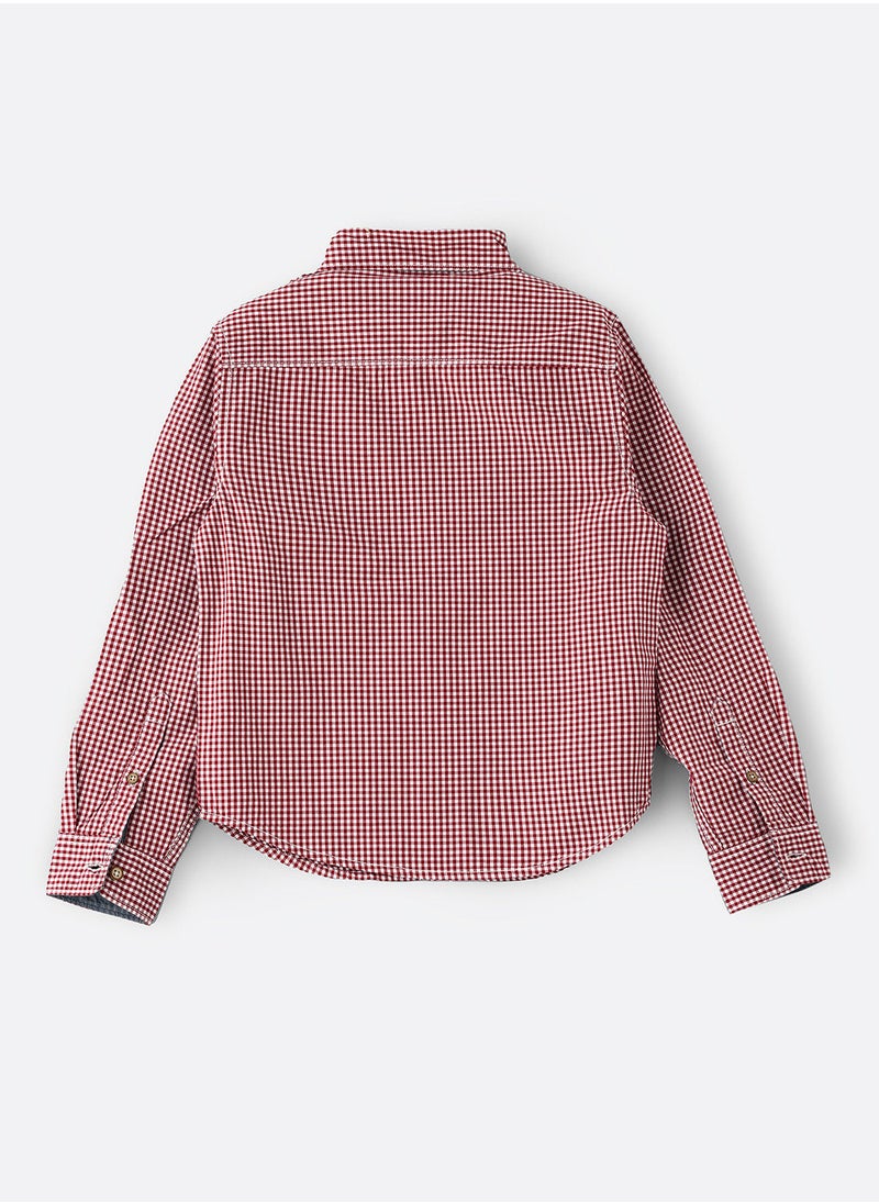 JAM Woven f/slv checks shirt  - Image 2