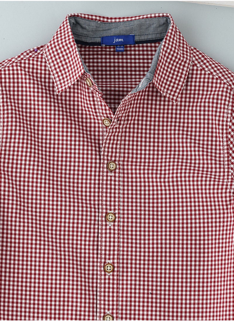 JAM Woven f/slv checks shirt  - Image 3