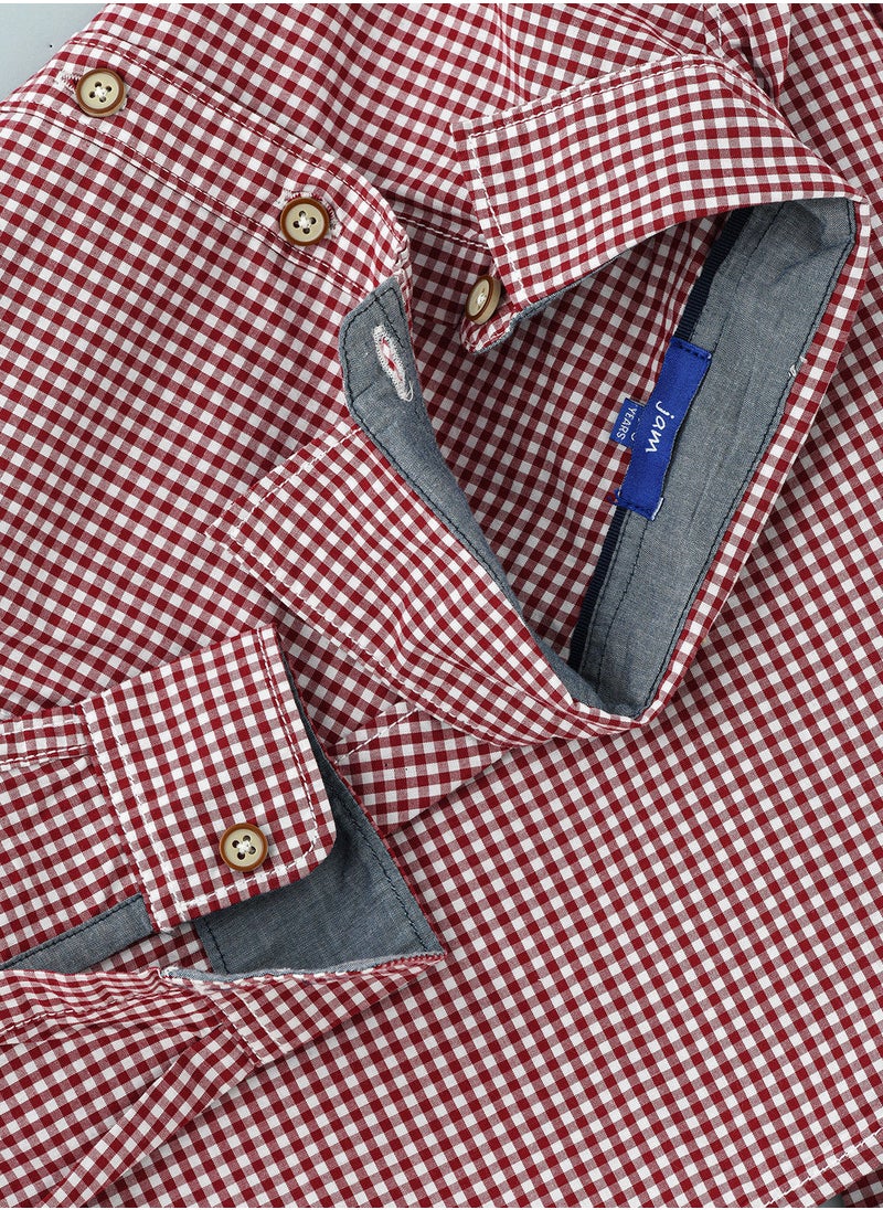 JAM Woven f/slv checks shirt  - Image 4