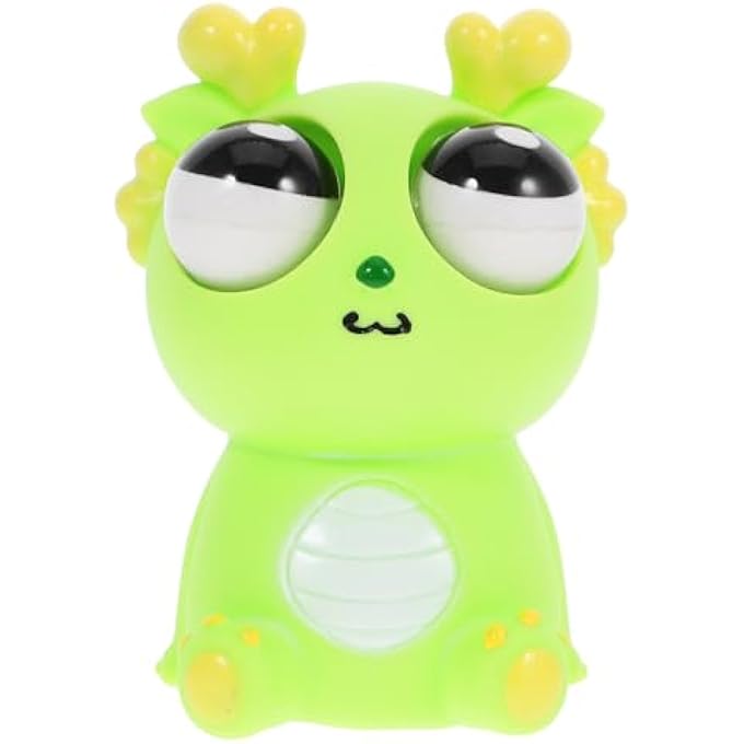 Vaguelly Funny Dragon Squeeze Toy with Big Eyes Stress Relief and Party Bags for Parties and Birthday Parties Sensory Stress Toy Made of Safe Materials - Image 1