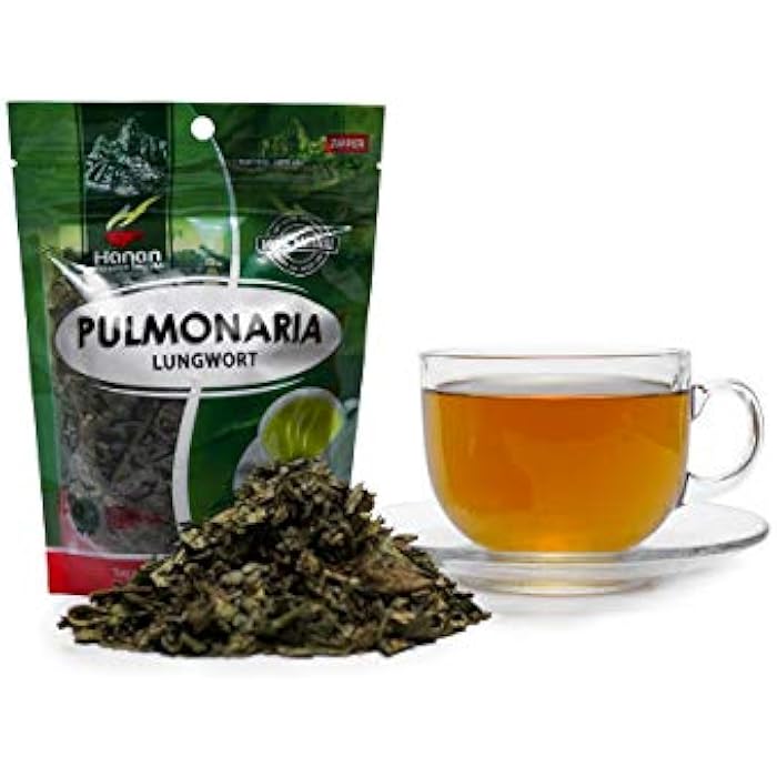 Hanan Peruvian Secrets Lungwort Herb Pulmonaria Leaves Tea 1.7 oz (50 g) - Dried Pulmonaria Plant Leaves - Naturally Aids in Promoting Respiratory Comfort Herbal Tea Supplement - Image 1