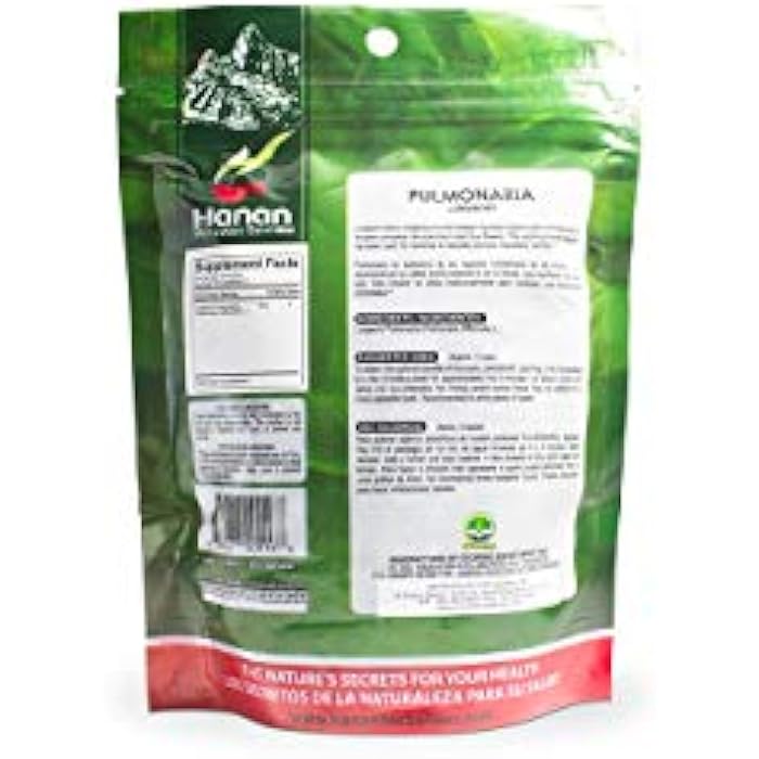 Hanan Peruvian Secrets Lungwort Herb Pulmonaria Leaves Tea 1.7 oz (50 g) - Dried Pulmonaria Plant Leaves - Naturally Aids in Promoting Respiratory Comfort Herbal Tea Supplement - Image 3