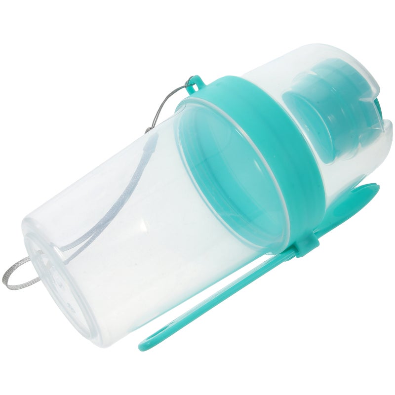 2 Sets of Portable Overnight Oats Cup with Spoon Double Layer Airtight Jars Portable Salad Cup - Image 4