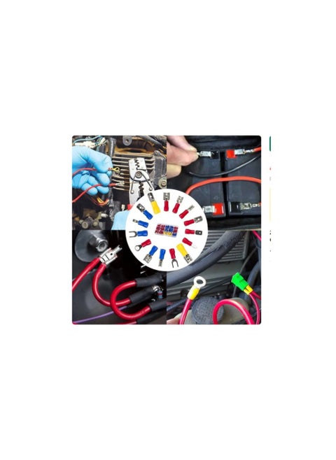 280 PCS set Kit Crimp Spade Terminal Assorted Electrical Wire Cable Connector Kit Crimp Spade Insulated Ring Fork Spade Set