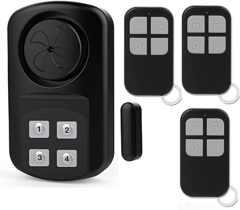 EverNary Outdoor Door Gate Alarm with Remote Control Wireless Weatherproof Entry Door Sensor Alarm with Adjustable Volume for PoolFenceHomeKids Safety  - Image 1