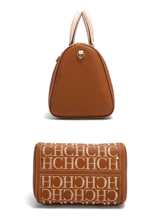 CH CH CHCH New High-end Light Luxury Women's Handbag Shoulder Bag Brown - Image 2