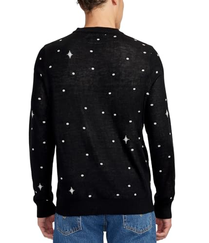 Tipsy Elves Ugly Christmas Sweaters for Men - Colorful and Funny Men's Christmas Sweaters - Festive Holiday Pullovers - Men's Hilarious Black Santa Unicorn Christmas Ugly Sweater Size X-Large - Image 2
