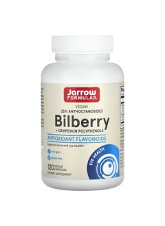 jarrow formulas Jarrow Formulas, Vegan Bilberry + Grapeskin Polyphenols, 120 Veggie Capsules  - Image 1