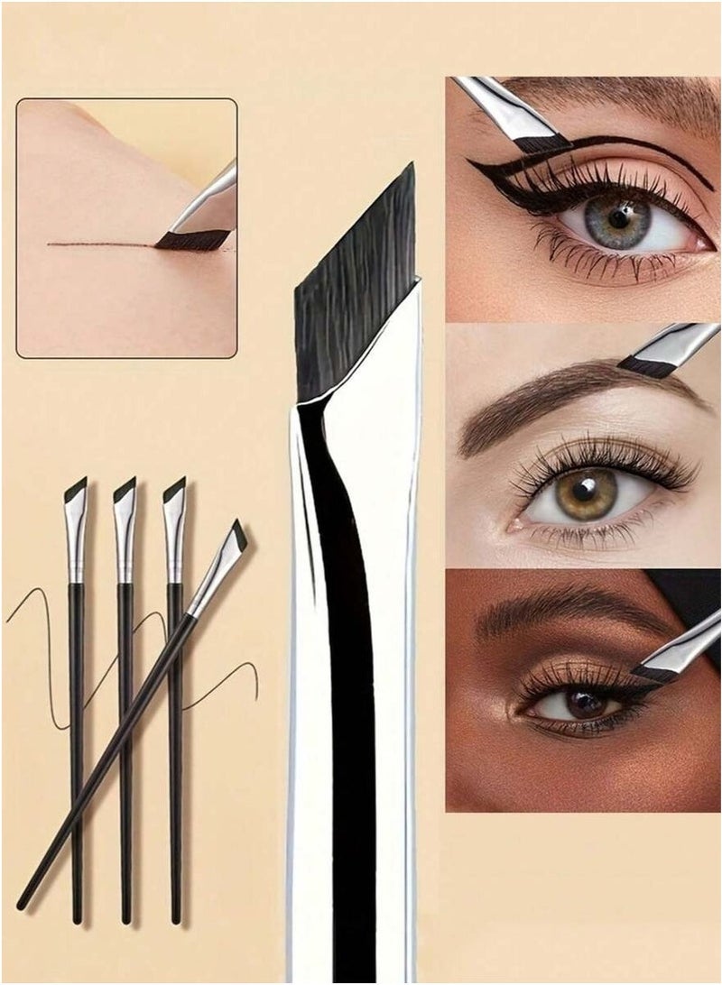 Generic 7pcs Eyeliner Brush Eyebrow Brush Set,Fine Angled Ultra thin Precision Makeup Brushes, Precision Gel Eye Liner  - Image 2