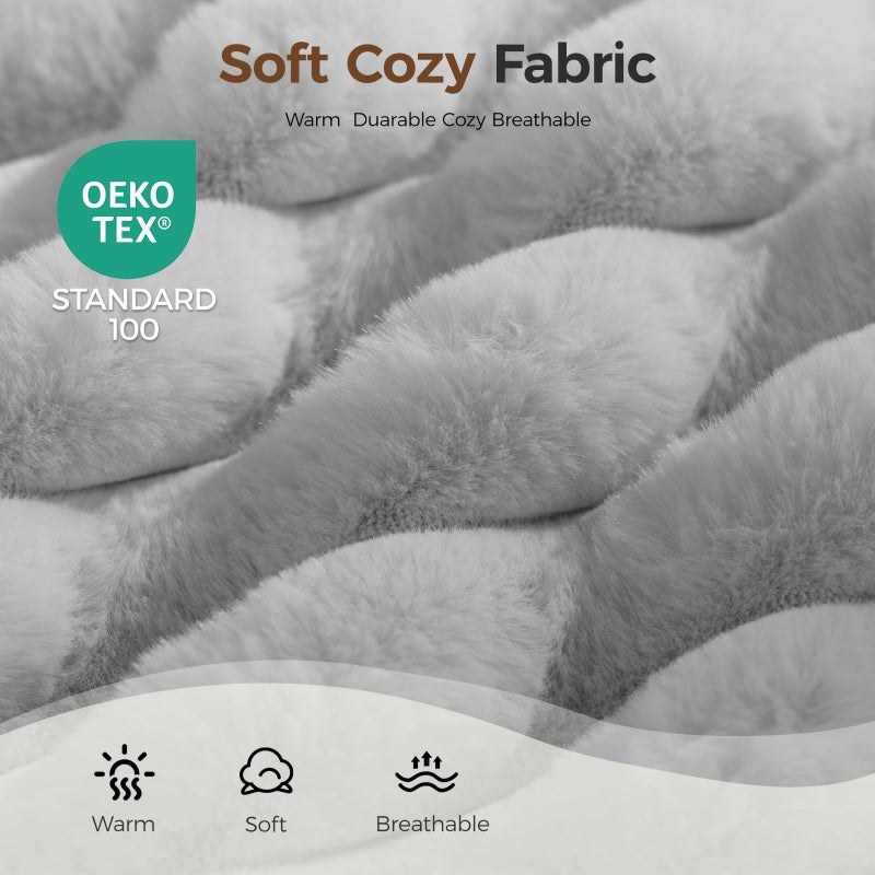 DOPEDIO Orthopedic Dog Bed for Large Dog, Waterproof Pet Bed,Non-Slip Bottom and Egg-Crate Foam with Removable Washable Cover Crate Bed,Grey,36"x27"x3" - Image 2