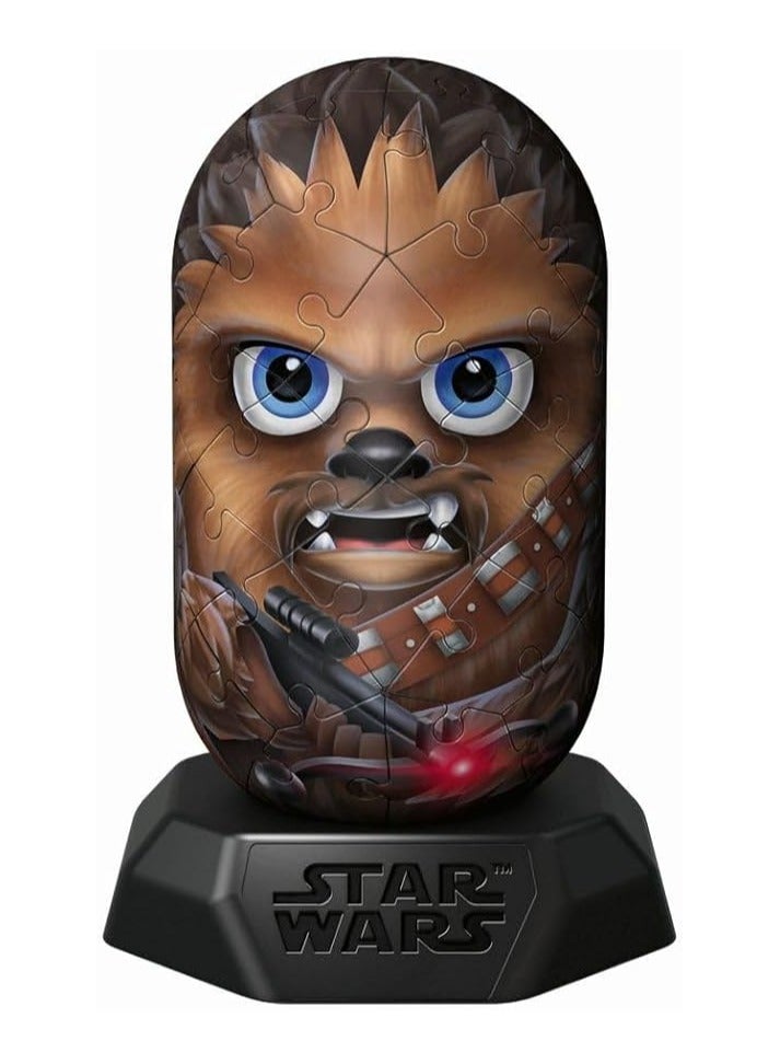 Ravensburger Hylkies Star Wars Chewbacca 3D Puzzle – 54-Piece Plastic Capsule Model, Approximately 12 cm Tall, Easy Numbered Assembly with Stand, No Glue Required | 12001016‑6 - Image 2