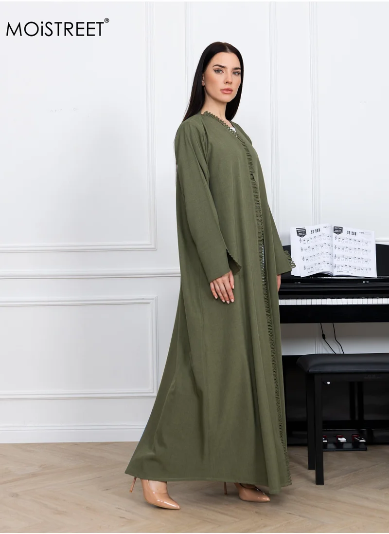 Moistreet Melange Handmade Abaya