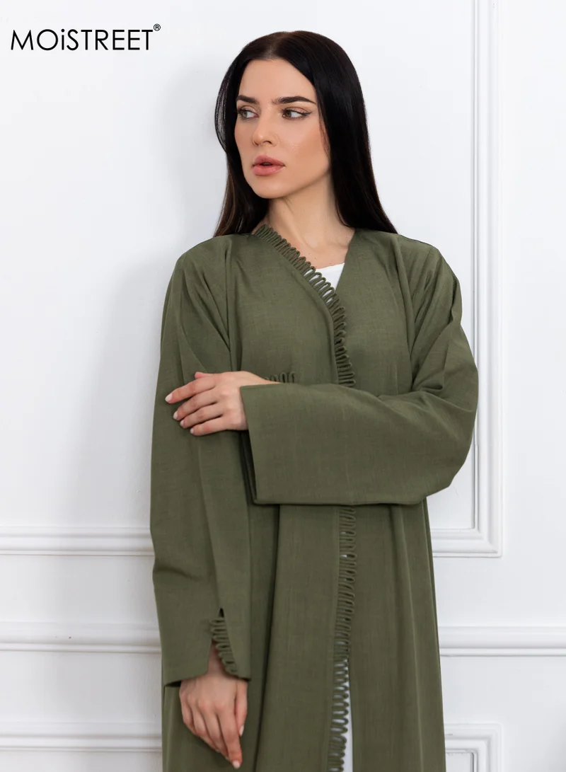 Moistreet Melange Handmade Abaya