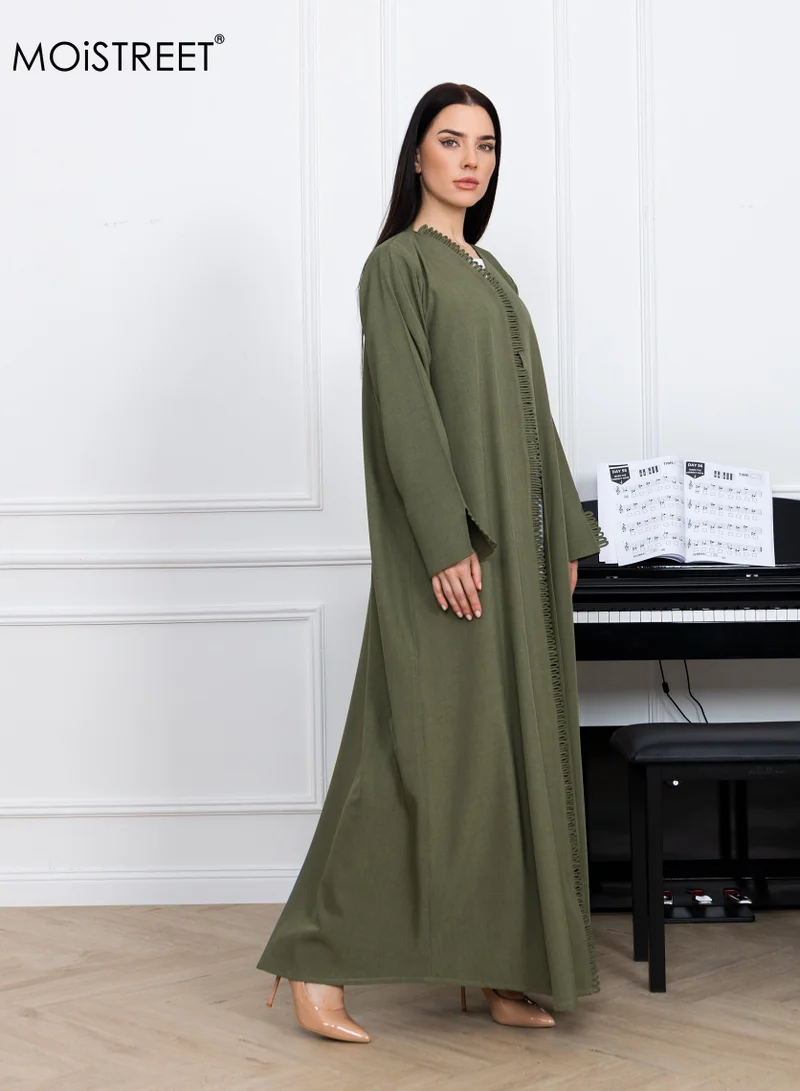 Moistreet Melange Handmade Abaya