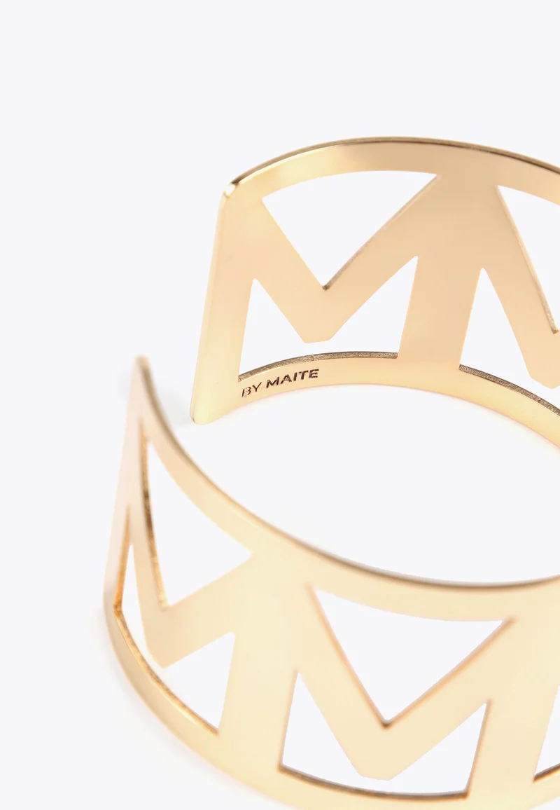 Lola Casademunt Maxi letter M bracelet