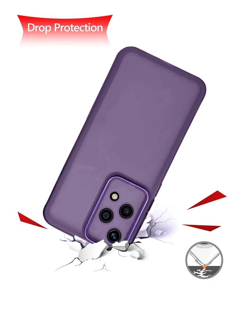 Wtech Soft Transparent TPU Silicone Ultra Thin Phone Stylish Electroplated Camera Border Case Cover For Honor 200 Lite 5G 2024 Eggplant Purple - Image 3