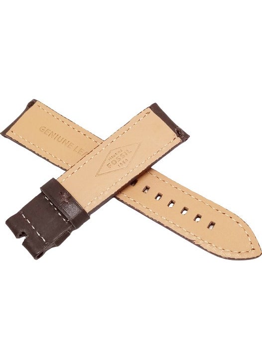Online Strap Fossil FS4991 Brown Leather Watch Strap