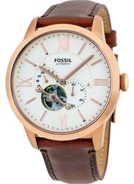 Online Strap Fossil FS4991 Brown Leather Watch Strap