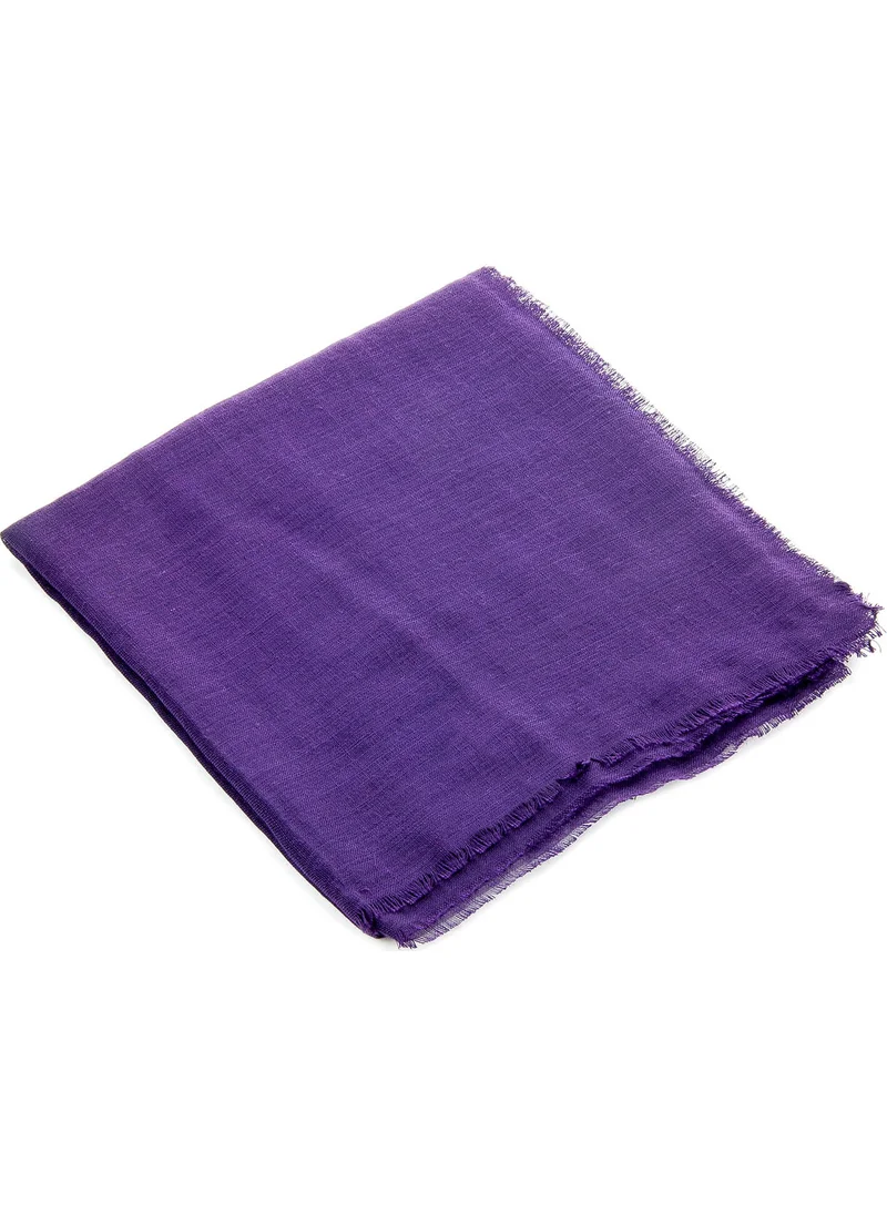 İhvan Ihvan Flamed Square Cotton Cover - Purple