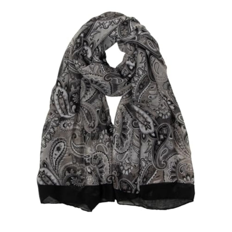 Scarf for Women Fashion Scarf Floral Print Scarves for Women Lightweight Spring Summer - Image 1